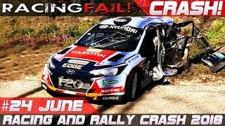 Racing and Rally Crash Compilation Week 24 June inc. WRC Rally Sardegna 2018 1