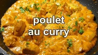 POULET AU CURRY - Recette de cuisine facile et rapide 1 EzXDia