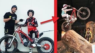 14 ans ! IMPRESSIONNANT EN MOTO TRIAL ! (Vélo vs Moto Trial) 1 aTWnD7