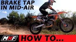 How to Brake Tap on a Dirt Bike - Perfect Your Motocross Jumping Skills!! 1 f3kcjf