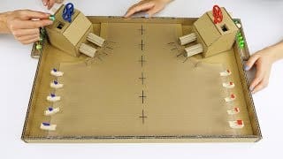 DIY Warship Battle Marble Board Game from Cardboard at Home 1 hljIW1