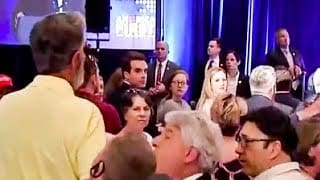 Mike Pence Rally Gets INVADED By True Patriot Protestors 1 k46Dt3