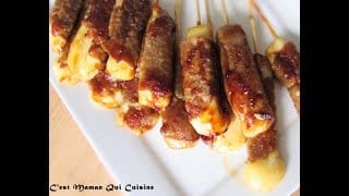 Brochettes de Boeuf Yakitori au Fromage * Recette Facile et Rapide 1 CR3uJg