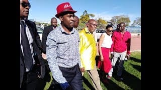 Nelson Chamisa greeting crowd at MDC Alliance rally in Bulawayo (White City Stadium) 1 j6PvJe
