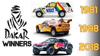 DAKAR Rally Cars WINNERS (1979-2018) 1 oAraZA