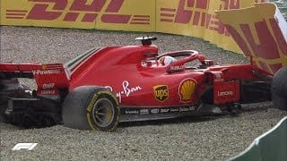 Vettel Crashes Out At Hockenheim | 2018 German Grand Prix 1