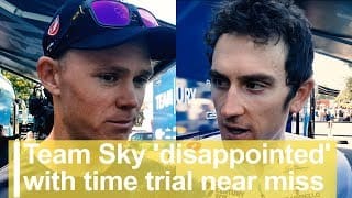 Team Sky 'disappointed' with time trial near miss 1 z32wFW