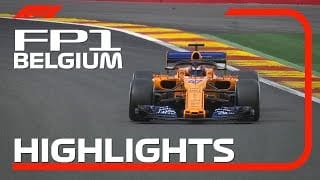 2018 Belgian Grand Prix | FP1 Highlights 1 3UUEW3