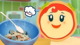 Marguerite et le Riz aux Courgettes - Recette de cuisine pour enfants 1 47Ncqr