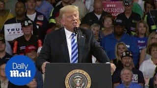 Trump avoids mentioning Michael Cohen and Paul Manafort at rally - Daily Mail 1 4HaeWm