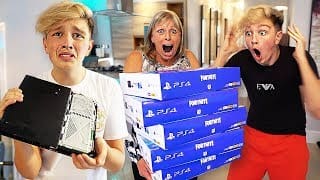 DESTROYING MORGZ PS4 & BUYING HIM 100 NEW ONES... ($10,000) 1 BZbwvp