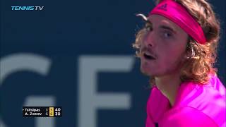 Stefanos Tsitsipas Brilliant Clutch Rally in Zverev Win | Rogers Cup 2018 Quarter-Final 1 H9BQjE