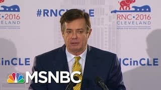 Prosecutors Rest Case In Paul Manafort Trial, Defense Will Announce Witnesses | MTP Daily | MSNBC 1