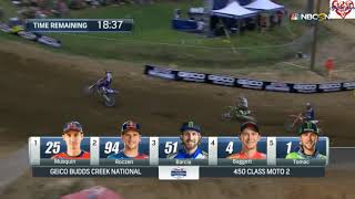 Ama Motocross 2018 Budds creek 450 moto2 1