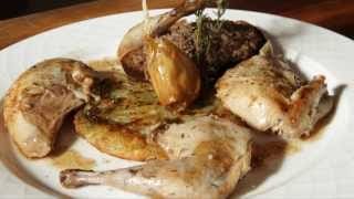 Perdreau rôti et terrine de gibiers à plumes au Bistrot des Clercs 1