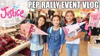 JUSTICE Pep Rally Vlog 💖😁 1 jbkQuS
