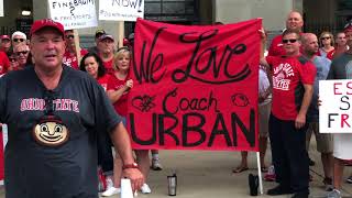 Urban Meyer supporters rally outside Ohio Stadium - ELEVENWARRIORS.COM 1 mbBkkC