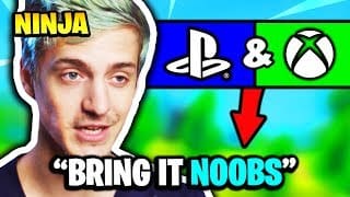 NINJA TALKS ABOUT PC vs PS4 vs XBOX | Fortnite Daily Funny Moments Ep.150 1 vU5cLe