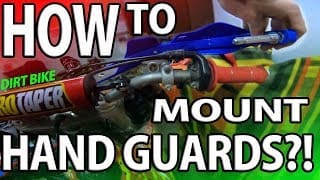 HOW TO Mount HAND GUARDS On Any DIRT BIKE (Motocross / Enduro) 2018 1 IG41oW