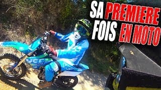 MA COPINE FAIT DE LA MOTO POUR LA 1ERE FOIS ! 1