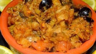 Cuisine marocaine/ 1 Recette rapide et facile de ZAALOUK 1 OHsCqH