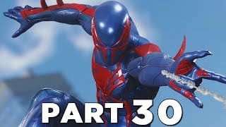 SPIDER-MAN PS4 Walkthrough Gameplay Part 30 - 2099 BLACK SUIT (Marvel's Spider-Man) 1 Tr0Ue9