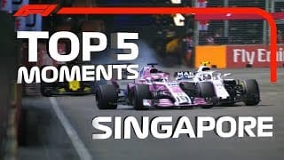Top 5 Moments | 2018 Singapore Grand Prix 1 f2ysaI