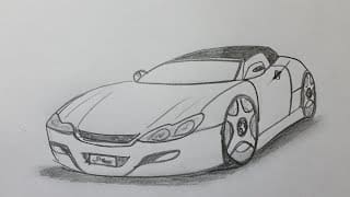 Comment dessiner une voiture 1 ot1tpN