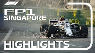 2018 Singapore Grand Prix: FP1 Highlights 1 otl1Ez