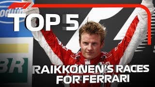 Kimi Raikkonen's Top 5 Races for Ferrari 1 ov08r0