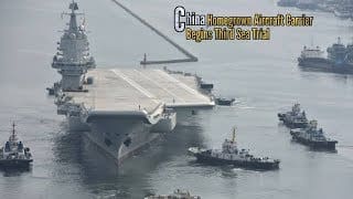 China’s Homegrown Aircraft Carrier Begins Third Sea Trial 1 8Oy9Mv