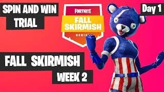 Fall Skirmish Trial - Spin and Win (Tfue Build Tower, Kinstaar Fly) Fall Skirmish Week 2 Highlights 1 RLUXD7
