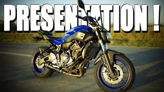 PRESENTATION MEILLEUR MOTO PERMIS A2 ! (MT07) 1