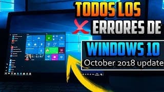 Todos los ERRORES De Windows 10 OCTOBER 2018 UPDATE / Actualización INESTABLE! 1 yMzTUV