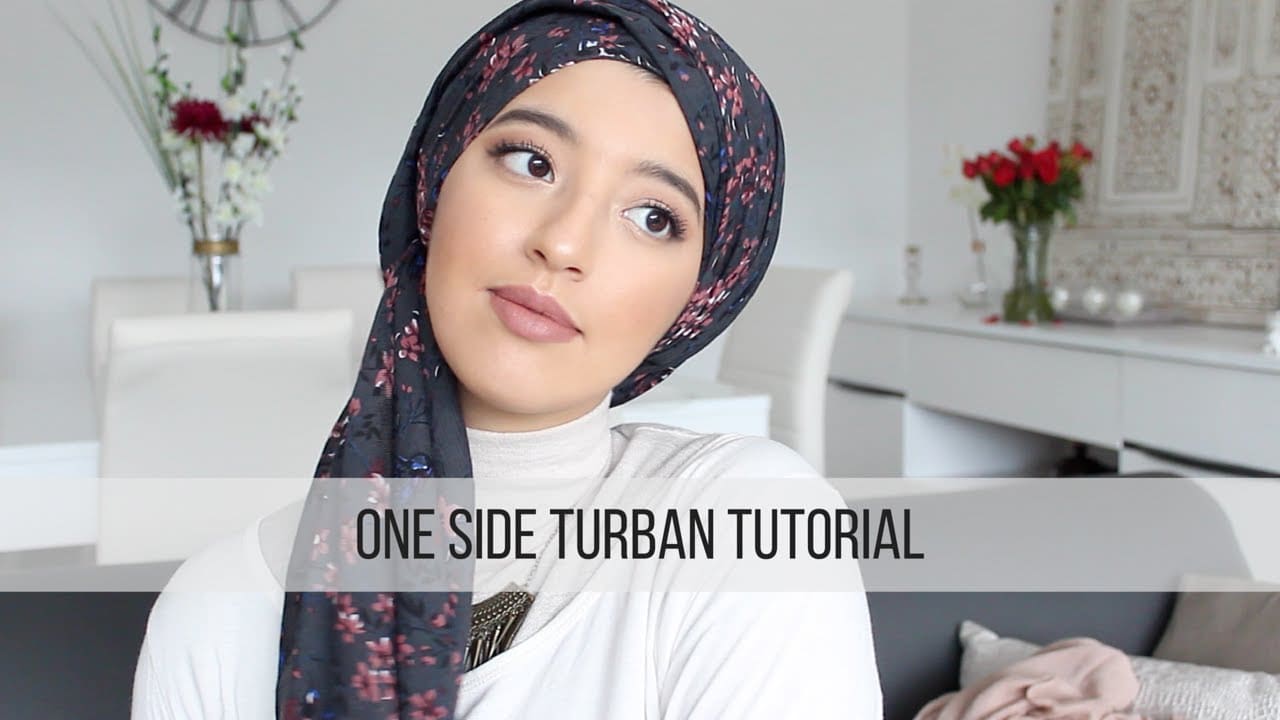 One Side Turban Tutorial - Tutoriel Turban simple et rapide ...