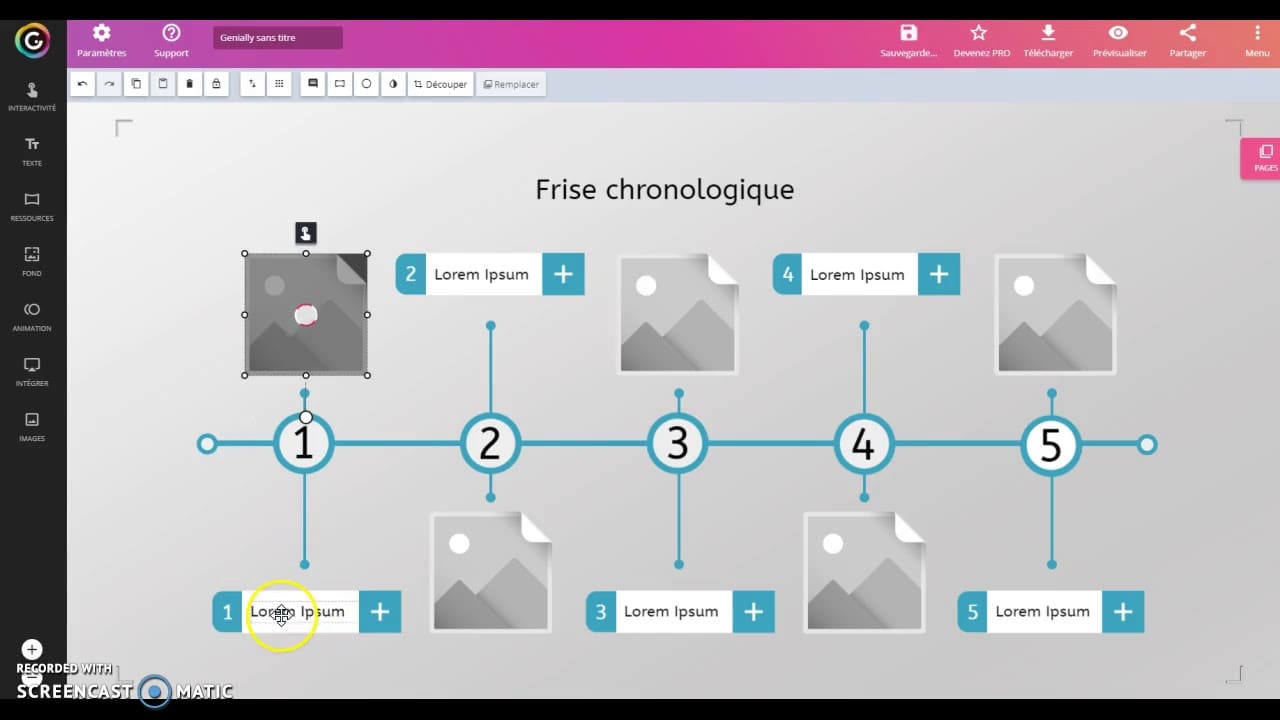 Tutoriel frise chronologique genially - VideoTutoriels
