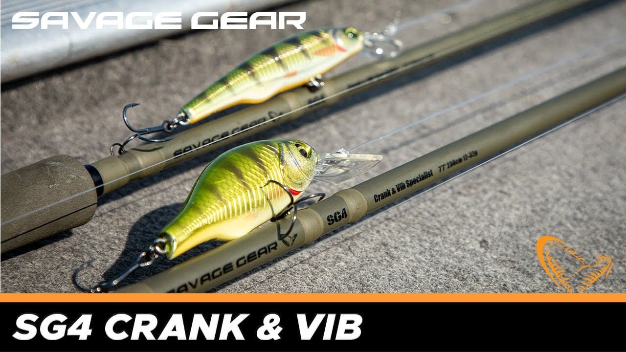 Canne à Pêche Savage Gear SG4 Crankbait - 2,13m ML 5-20g - Spéciale Leurres