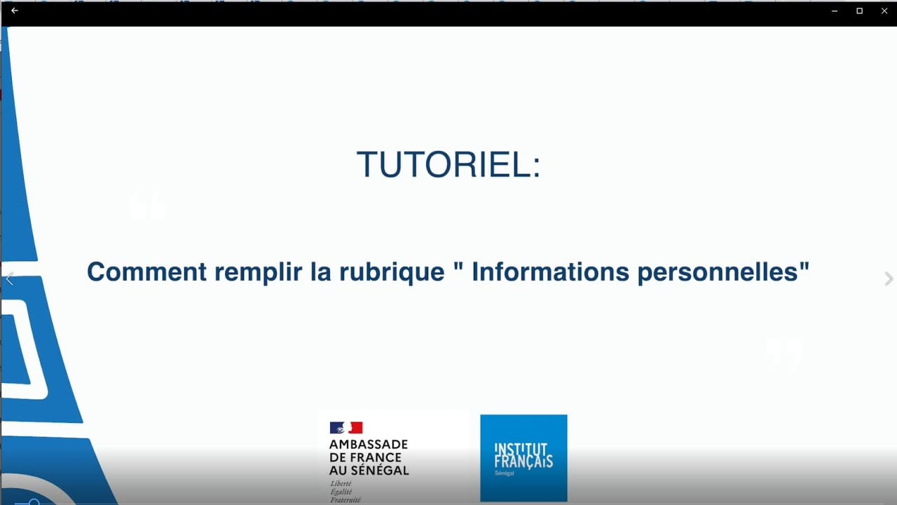 Partie 1 Tutoriel Comment remplir son dossier Campus France ...