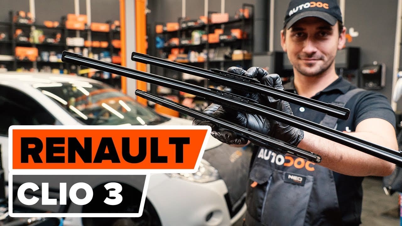 Comment remplacer des essuie-glaces sur RENAULT CLIO 3 [TUTORIEL