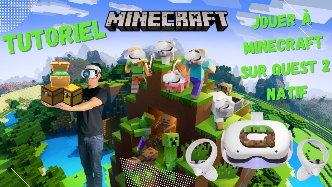 Jouer à Minecraft sur Meta Quest 2 sans PC | Tutoriel QuestCraft
