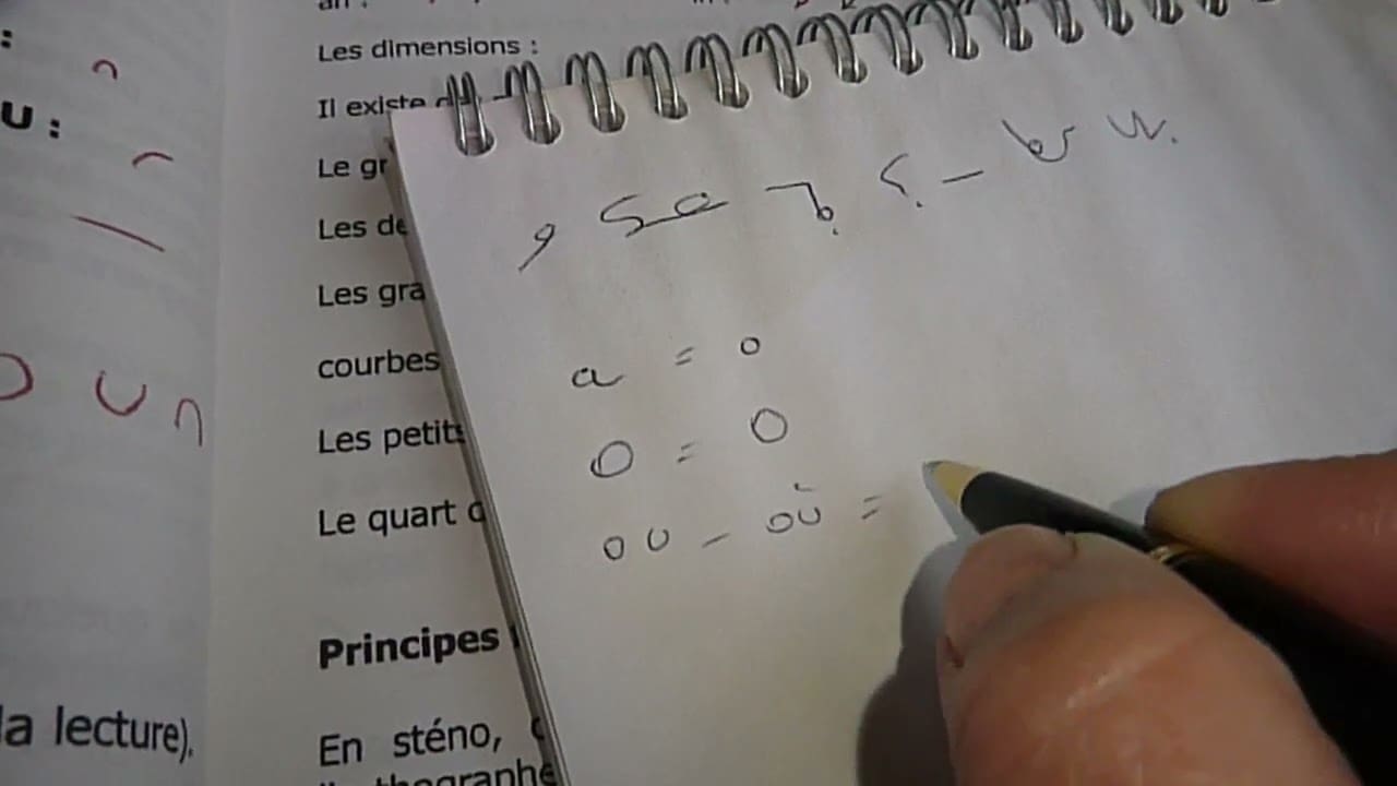 LA STENO ET MOI - Leçon 1 - VideoTutoriels