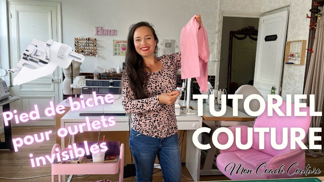 Tutoriel couture : Le pied de biche pour ourlet invisible