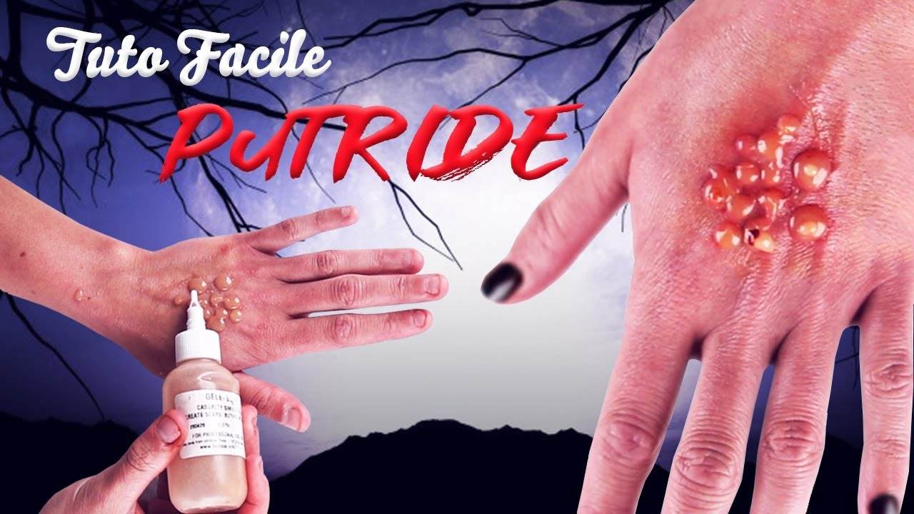 [Tutoriel] Maquillage de Pustules Facile pour Halloween - VideoTutoriels