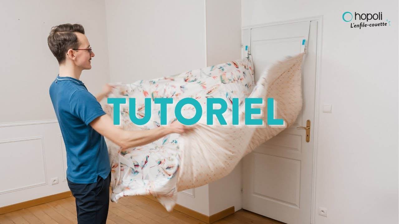 Hopoli l’enfile-couette – Tutoriel pour changer la housse de couette