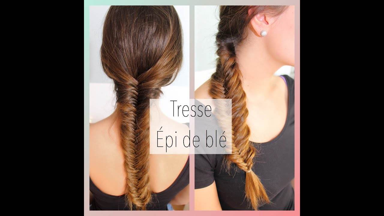 Tresse épi de blé / Fishtail Braid / Tutoriel coiffure facile à