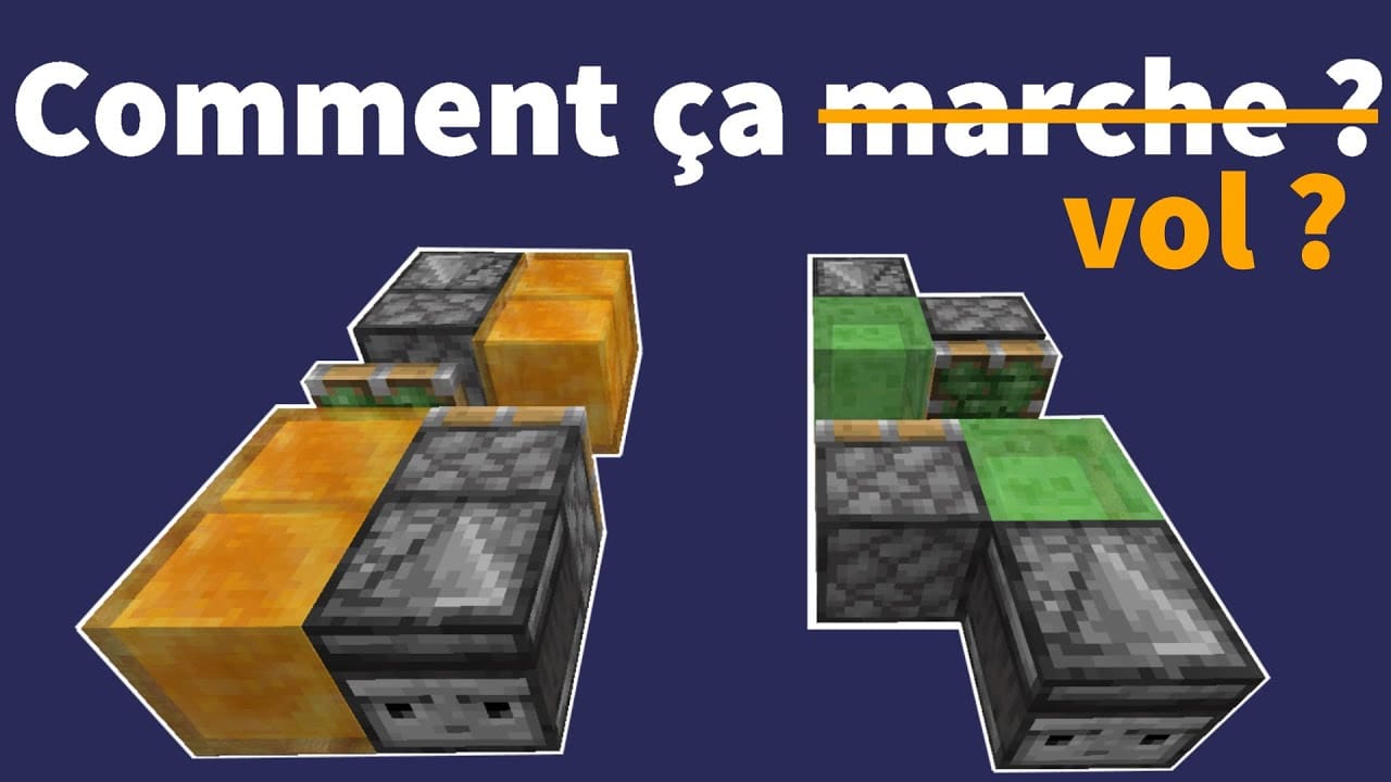 ☑️ Comment Construire une Machine Volante Simple ? Tutoriel Redstone