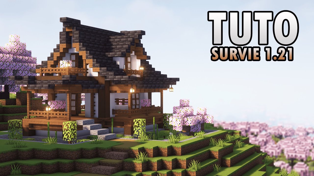 Minecraft 1.21 | Comment Construire une Maison Japonaise Réaliste en